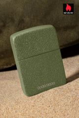 Bật Lửa Zippo Kỷ Niệm 80 Năm VE/VJ Day - Hạn Chế 9000 Chiếc, Vỏ Thép Green Crackle, Quà Tặng Sưu Tầm Độc Đáo