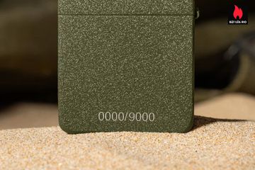 Bật Lửa Zippo Kỷ Niệm 80 Năm VE/VJ Day - Hạn Chế 9000 Chiếc, Vỏ Thép Green Crackle, Quà Tặng Sưu Tầm Độc Đáo