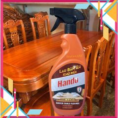 Nước Lau Bàn Ăn Khử Mùi Diệt Khuẩn Hando 500ml Hương Quế - Sạch Sẽ, An Toàn, Dùng Trong Nhà Bếp