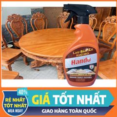 Nước Lau Bàn Ăn Khử Mùi Diệt Khuẩn Hando 500ml Hương Quế - Sạch Sẽ, An Toàn, Dùng Trong Nhà Bếp