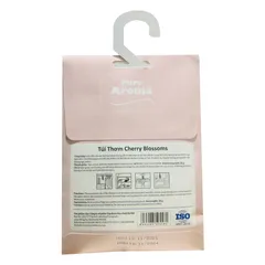Túi thơm treo tủ quần áo Maden Bell Orchid - Khử mùi, Tạo hương hoa tự nhiên, Sử dụng trong phòng khách và tủ giày, 20g