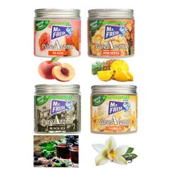 Bộ 2 Sáp Thơm Khử Mùi Pure Aroma 230g - Hương Đào, Dứa, Vani, Khử Mùi Thuốc Lá, Tạo Không Gian Thoáng Mát