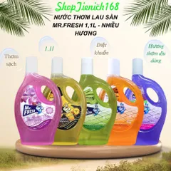 Nước Lau Sàn Khử Trùng Mr.fresh 1.1L Nhiều Hương - Sạch Sẽ, Thơm Mát, Dễ Dùng, Thích Hợp Cho Mọi Bề Mặt