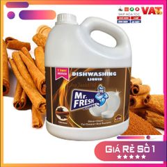Nước Rửa Chén Siêu Đậm Đặc Mr. Fresh 4.2L Hương Chanh Tây - Kháng Khuẩn, Tiết Kiệm, Thân Thiện Môi Trường