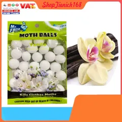 Túi Thơm Long Não Mr.Fresh Hương Lavender 120g - Khử Mùi, Xua Đuổi Côn Trùng Thoáng Đãng Cho Tủ Quần Áo, Phòng Vệ Sinh