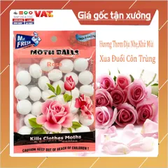 Túi Thơm Long Não Mr.Fresh Hương Lavender 120g - Khử Mùi, Xua Đuổi Côn Trùng Thoáng Đãng Cho Tủ Quần Áo, Phòng Vệ Sinh