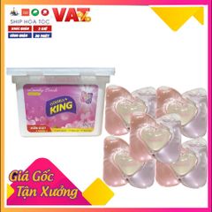 Viên Giặt Quần Áo 3in1 Golden King - Hương Gió Xuân và Hồng, Khử Mùi, Làm Sạch Hiệu Quả, An Toàn Với Mọi Loại Vải