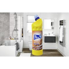 Chai Tẩy Vệ Sinh Toilet Mr.Fresh 900ml - Đậm Đặc, Khử Mùi Hương Quế, Diệt Khuẩn 99.9%, An Toàn Cho Bề Mặt Sử Dụng