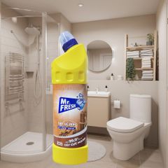 Chai Tẩy Vệ Sinh Toilet Mr.Fresh 900ml - Đậm Đặc, Khử Mùi Hương Quế, Diệt Khuẩn 99.9%, An Toàn Cho Bề Mặt Sử Dụng