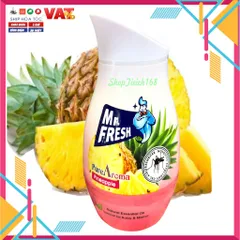 Combo 2 Sáp Thơm Đuổi Muỗi Mr.fresh 200g - Hương Mộc Lan và Dứa, Khử Mùi, Trang Trí, Bảo Vệ Sức Khỏe Gia Đình