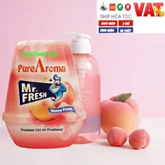 Combo 2 Sáp Thơm Đuổi Muỗi Mr.fresh 200g - Hương Mộc Lan và Dứa, Khử Mùi, Trang Trí, Bảo Vệ Sức Khỏe Gia Đình