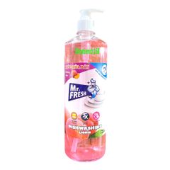 Nước Rửa Chén Đậm Đặc Mr Fresh 800ml - Tiết Kiệm, An Toàn, Hương Đào, Cam, Trà Xanh, Quế Cho Bát Đĩa Sạch Bong Sáng Bóng