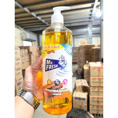 Nước Rửa Chén Đậm Đặc Mr Fresh 800ml - Tiết Kiệm, An Toàn, Hương Đào, Cam, Trà Xanh, Quế Cho Bát Đĩa Sạch Bong Sáng Bóng