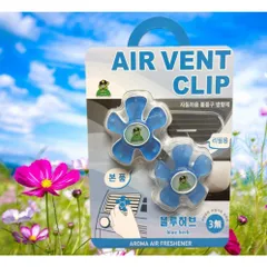 Kẹp Khử Mùi Cài Cửa Sổ Điều Hòa Ô Tô Blue Herb - Thơm Mát, Giúp Thư Giãn Và Cải Thiện Không Khí Trong Xe Hơi