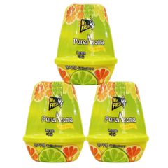 Bộ 3 Sáp Thơm Cao Cấp Mr.Fresh - Hương Hồng Lưu Hương 30 Ngày, An Toàn Với Sức Khỏe, Phù Hợp Với Không Gian Sống