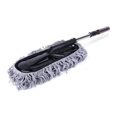Chổi Lau Rửa Xe Ô Tô Cao Cấp Sợi Dầu TI39 - Dụng Cụ Tiện Ích Lau Sạch Bụi và Bóng Ló Xe, Đen, 76cm