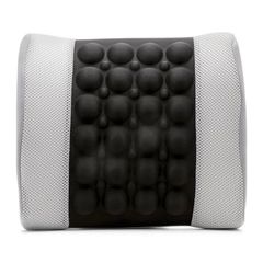 Đệm Dựa Lưng Massage Điện Và 2 Gối Đầu Xe Bọc Nỉ - Bộ Nội Thất Ô Tô Tiện Ích, Thoải Mái Cho Chuyến Đi Dài