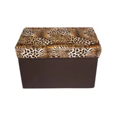 Ghế Đựng Đồ Hình Chữ Nhậtnắp Da Cao Cấp – Kích Thước 50x30x30cm, Tiện Lợi và Sang Trọng, Giao Màu Ngẫu Nhiên