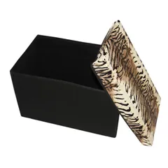 Ghế Đựng Đồ Hình Chữ Nhậtnắp Da Cao Cấp – Kích Thước 50x30x30cm, Tiện Lợi và Sang Trọng, Giao Màu Ngẫu Nhiên