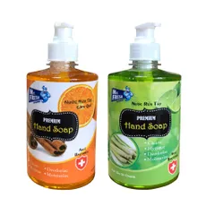 Combo 2 Nước Rửa Tay Khử Mùi Mr.Fresh 500ml Hương Dưa Táo, Dâu, Quế - Diệt Khuẩn, Làm Sạch Mịn Màng, Dụng Cụ Chăm Sóc Cơ Thể