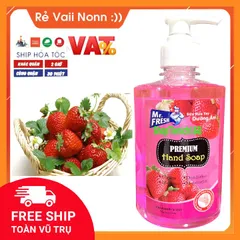 Nước Rửa Tay Khử Mùi Mr.Fresh 500ml - Hương Cà Phê Dịu Nhẹ, Kháng Khuẩn 99,9% - Bảo Vệ Tay Sạch Mềm Mại