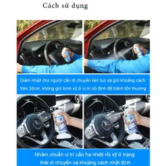 Bình Xịt Làm Lạnh Tức Thời Ô Tô Xe Máy BOTNY 180ml - Khử Mùi Hiệu Quả, Làm Mát Nhanh Chóng Với Hương Bạc Hà