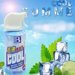 Bình Xịt Làm Lạnh Tức Thời Ô Tô Xe Máy BOTNY 180ml - Khử Mùi Hiệu Quả, Làm Mát Nhanh Chóng Với Hương Bạc Hà