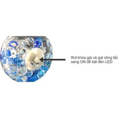 Sáp Thơm Phale Blue 320g Hương Lavender - Sáp Thơm Tự Nhiên Có Đèn LED Trang Trí, Giúp Xóa Tan Mệt Mỏi