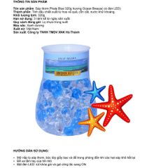 Sáp Thơm Phale Blue 320g Hương Lavender - Sáp Thơm Tự Nhiên Có Đèn LED Trang Trí, Giúp Xóa Tan Mệt Mỏi