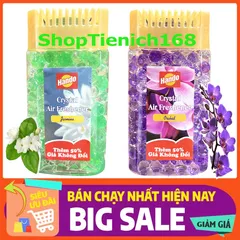 Bộ 2 Sáp Thơm Khử Mùi Hando 150g - Hương Hoa Tự Nhiên (Hồng, Nhài, Lan Tím, Vàng) - Thiết Kế Trang Trí Đẹp Mắt Cho Ô Tô, Phòng Khách