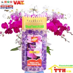 Bộ 2 Sáp Thơm Khử Mùi Hando 150g - Hương Hoa Tự Nhiên (Hồng, Nhài, Lan Tím, Vàng) - Thiết Kế Trang Trí Đẹp Mắt Cho Ô Tô, Phòng Khách