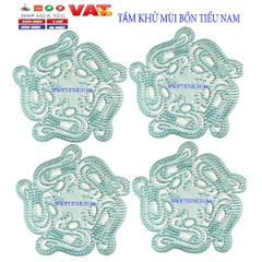 Hộp 3+1 Tấm Lưới Lọc Khử Mùi Diệt Khuẩn Bồn Tiểu Nam - Giải Pháp Khử Mùi Hoàn Hảo Cho Khách Sạn & Nhà Hàng