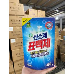 Bột Tẩy Vết Bẩn Quần Áo Oxygen Sandokkaebi Hàn Quốc 400g - Combo 3 Gói An Toàn Cho Trẻ Sơ Sinh, Hiệu Quả Tẩy Trắng Và Khử Khuẩn