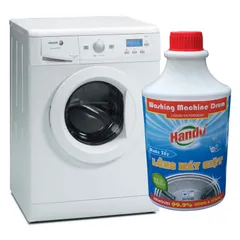 Bộ 2 chai tẩy vệ sinh lồng máy giặt Hando - Sản phẩm chuyên dụng cho lồng đứng và ngang, loại bỏ nấm mốc 99.9% và mang lại hương thơm dễ chịu
