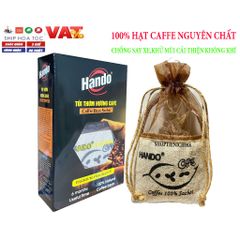 Túi Thơm Hương Cà Phê 100g Nguyên Chất TIENICH168 - Khử Mùi và Tạo Hương Thơm Thư Giãn, Sang Trọng, Phù Hợp Với Văn Phòng và Xe Ô Tô