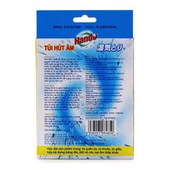 Hộp 5 túi hút ẩm Hando 50g - Chống ẩm, khử mùi, giữ khô ráo đồ dùng hiệu quả, phù hợp tủ quần áo và góc chứa đồ ẩm mốc.
