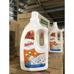 Nước Giặt Bảo Vệ Sợi Vải Hando 4L Hương Harmony - An Toàn Cho Da Nhạy Cảm, Giữ Màu Vải và Khử Mùi Hiệu Quả