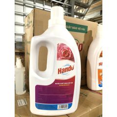 Nước Giặt Bảo Vệ Sợi Vải Hando 4L Hương Harmony - An Toàn Cho Da Nhạy Cảm, Giữ Màu Vải và Khử Mùi Hiệu Quả