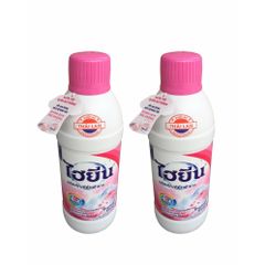 Bộ 2 Chai Nước Tẩy Quần Áo Trắng Hygiene 600ml (Hồng) - Tẩy Sạch Đầu Vết Bẩn, Diệt Khuẩn, Hương Thơm Nhẹ Nhàng