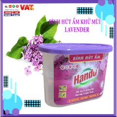 Bộ 4 Bình Hút Ẩm Khử Mùi Ẩm Mốc Hando 450ml - Hương Hoa Hồng Cho Không Gian Khô Thoáng, Chống Nấm Mốc Hiệu Quả