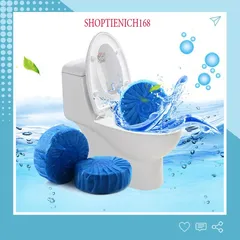 Viên Tẩy Bồn Cầu Hando RCB117 - Bộ 2 Vỉ 4 Viên Khử Mùi Và Tẩy Sạch Bám Bẩn, Công Nghệ Sinh Học Tiên Tiến, An Toàn Sử Dụng