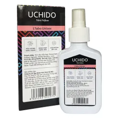 Xịt Khử Mùi Kháng Khuẩn UCHIDO 120ml - Hương Hawaii Sunrise & Romantic Love - Thơm Mát Cho Quần Áo, Rèm, Giày