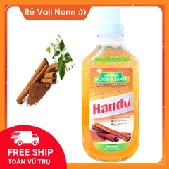 Nước Lau Sàn Đậm Đặc Siêu Sạch Hando 1L - An Toàn, Diệt Khuẩn, Hương Hoa Nhài, Hoa Hồng, Lavender - Đặc Biệt Cho Gia Đình Việt