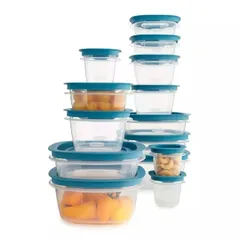 Bộ 14 Hộp Đựng Thực Phẩm Rubbermaid - Hộp Nhựa Đáng Tin Cậy Để Bảo Quản Thực Phẩm, Không Chất BPA, Thiết Kế Tiết Kiệm Không Gian