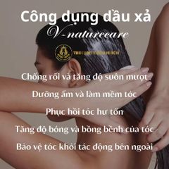 Dầu Xả Vnaturecare 300ml - Dưỡng Tóc Mềm Mượt, Phục Hồi Tóc Hư Tổn, Hương Thơm Lâu Dài, Không Paraben, Phù Hợp Tóc Khô Xơ