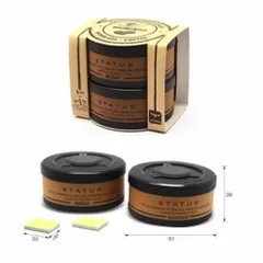 Bộ 2 Gel Thơm Khử Mùi Ô Tô Status Korea - Hương Mocha & Hazelnut Nguyên Chất, Khử Mùi, Thư Giãn, Chống Say Xe