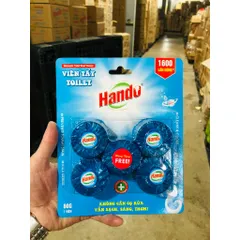 Viên Tẩy Và Khử Mùi Bồn Cầu Hando TI295 - Combo 4 Viên Tẩy Sạch, Bảo Vệ Và Lưu Hương Dễ Chịu Cho Toilet Sạch Sẽ, Diệt Khuẩn Hiệu Quả
