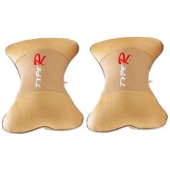 Bộ 4 Gối Đầu Ghế Ô Tô Type R Bọc Nỉ Cao Su - Tiện Lợi, Thoải Mái, Giảm Mệt Mỏi Cho Chuyến Đi Dài