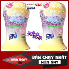 Bộ 4 Sáp Thơm Khử Mùi Mr.Fresh 300g - Hương Jeans, Rose, C-Noir, Lacoste - Trang trí và Khử Mùi Không Gian Sống