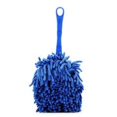 Bộ 1 Chổi Dọn Nội Thất & 1 Miếng Mút Rửa Xe Ô Tô, Xe Máy - Dụng Cụ Lau Chùi Tiện Lợi, Chất Liệu Bền, Không Xước Kính